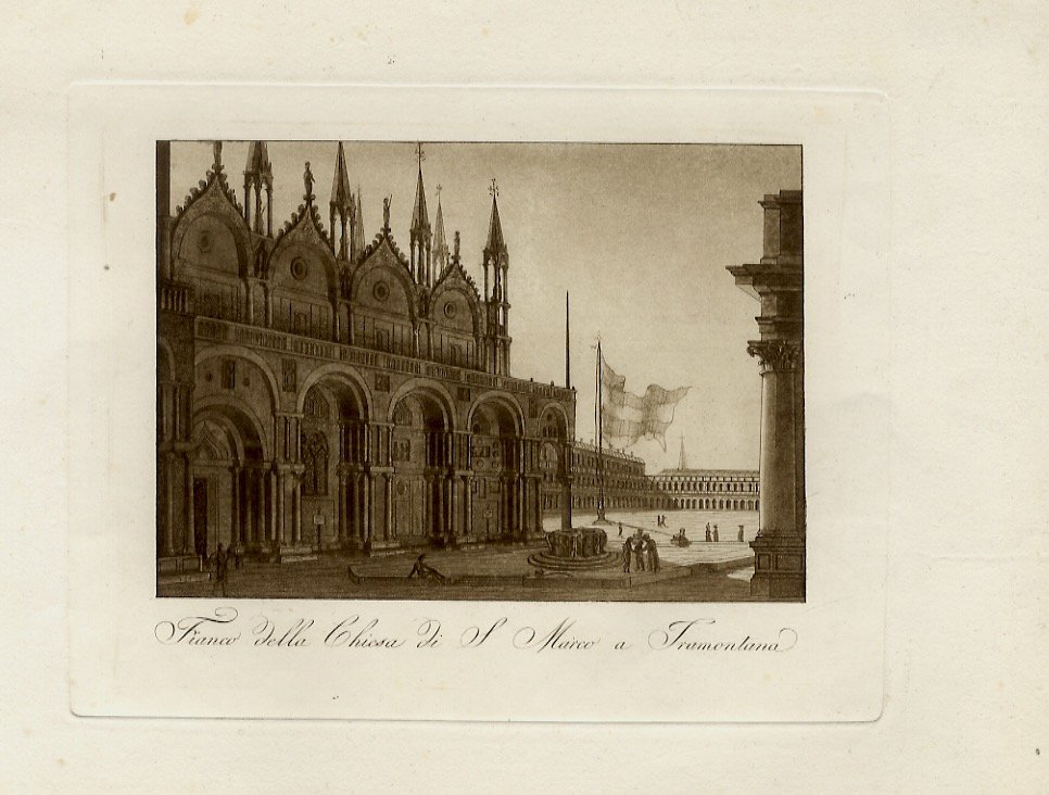 Fianco della Chiesa di S. Marco a Tramontana.