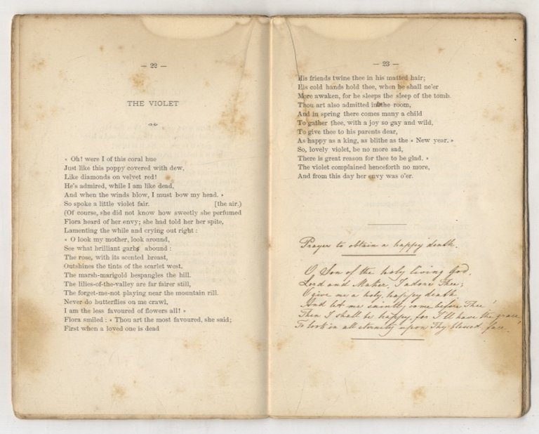 First Essays of Marguerite de Talleyrand.