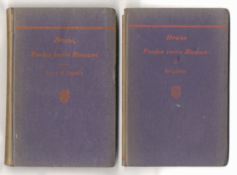 Fontes iuris romani antiqui. Pars prior: Leges et negotia - …