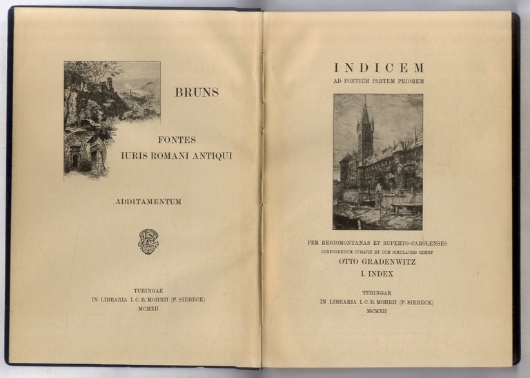 Fontes iuris romani antiqui. Pars prior: Leges et negotia - …