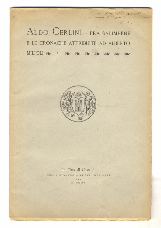 Fra Salimbene e le cronache attribuite ad Albero Milioli.