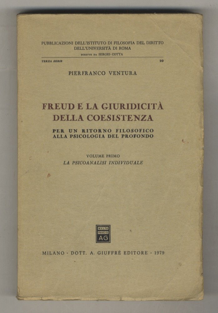 Freud e la giuridicità della coesistenza. Per un ritorno filosofico …