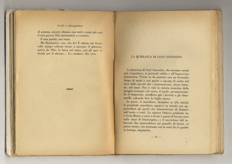 Frulli e schioppettate. Racconti del carniere.
