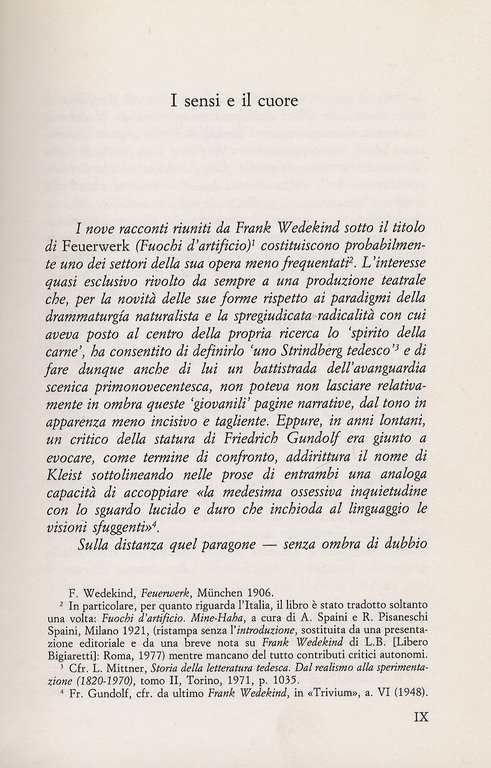Fuochi d'artificio. Prefazione di Paolo Chiarini.