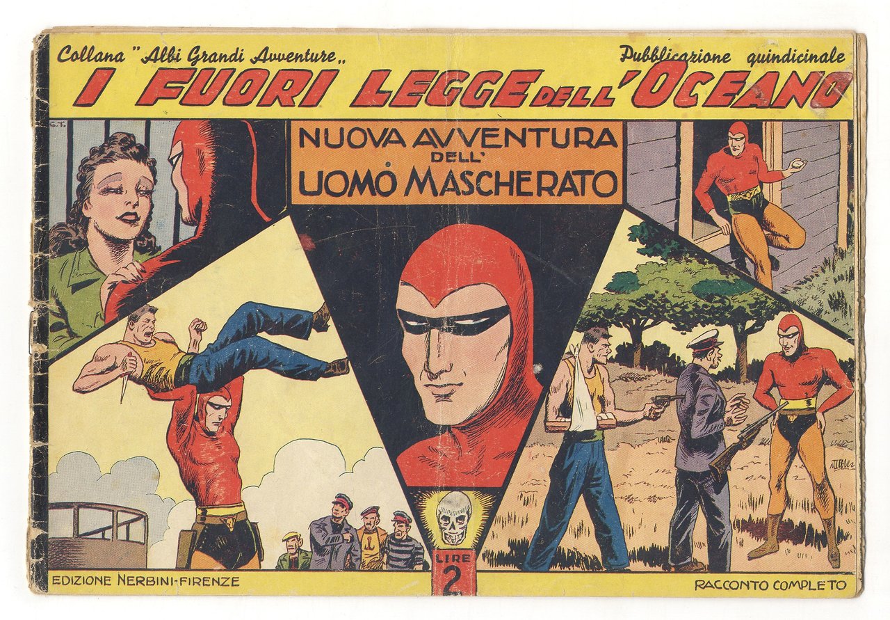 FUORI (I) legge dell'oceano. Nuova avventura dell'Uomo Mascherato.