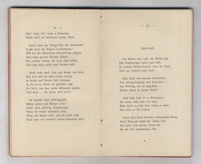 Gedichte. (Priamus' Klage über Hektors Tod - Das Meer - …