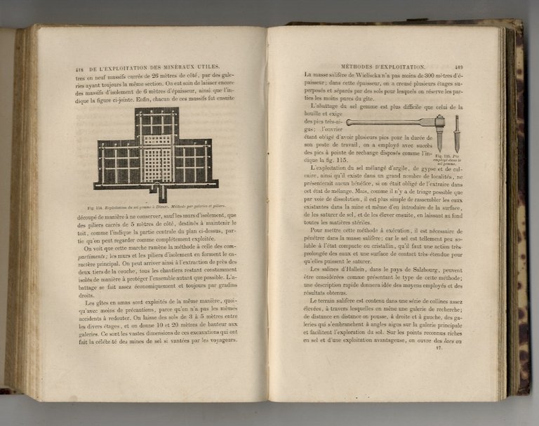 Geologie appliquée, ou Traite de la recherche et de l'exploitation …