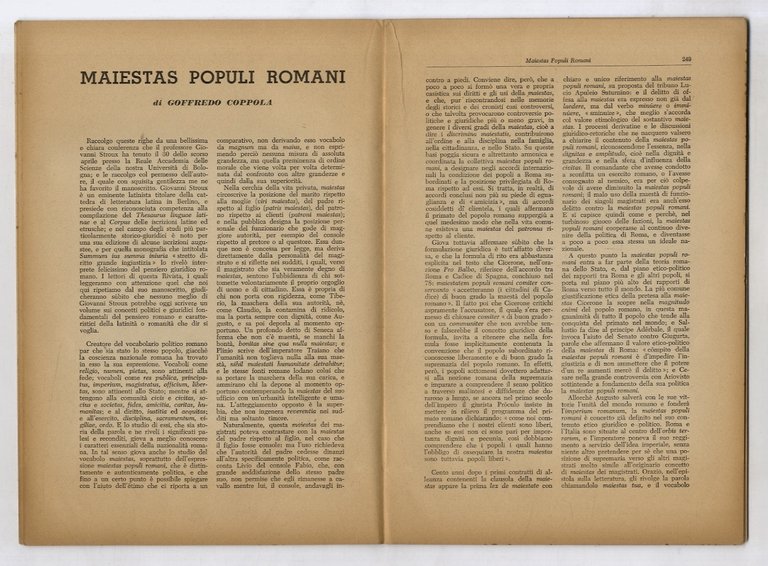 GERARCHIA. Rassegna mensile della rivoluzione fascista. fondatore: Benito Mussolini. Anno …