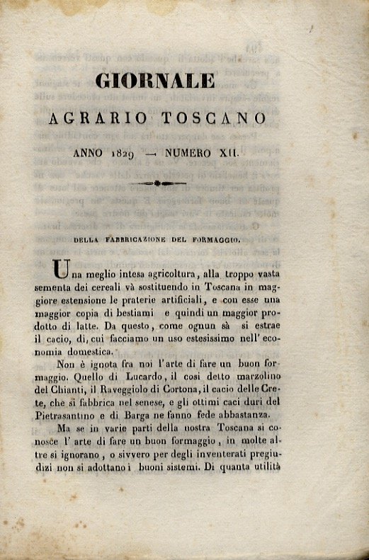 Giornale Agrario Toscano compilato dai sigg. Raffaele Lambruschini, Lapo de' …