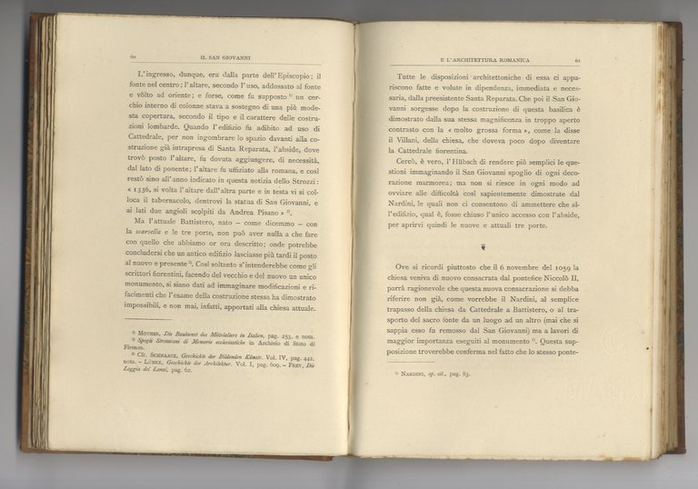 Gli albori dell'arte fiorentina. [architettura].