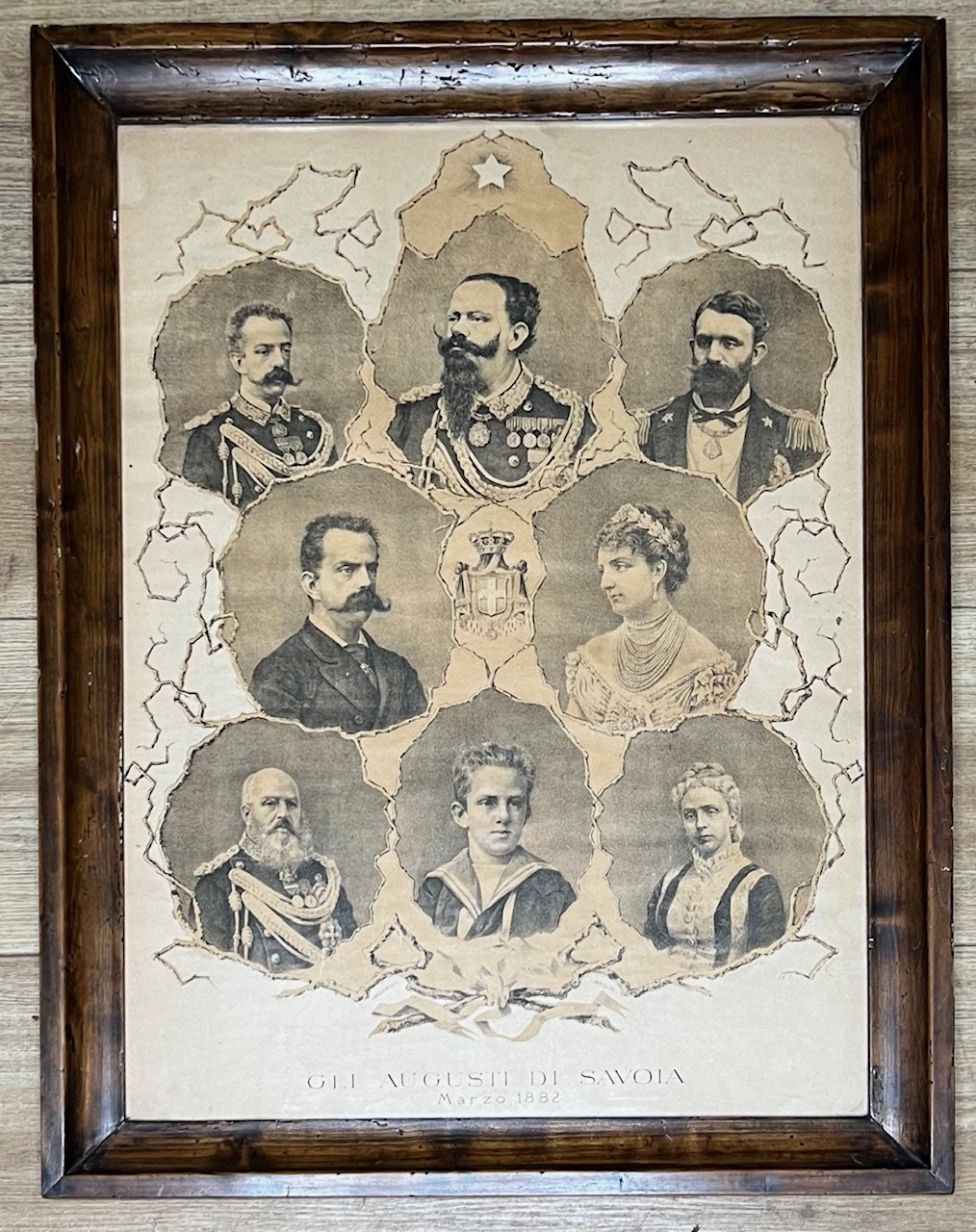 Gli Augusti di Savoia. Marzo 1882. [Ritratti della famiglia di …