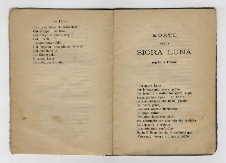 Gnora (La) Luna. Calendario pel 1876, colle poesie per lo …