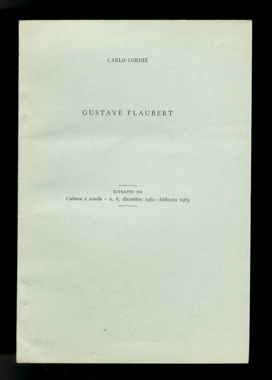 Gustave Flaubert.