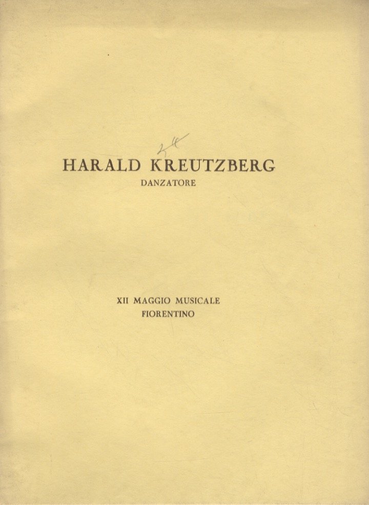 Harald Kreutzberg, danzatore. Al pianoforte Friedrich Wilckens. (Programma: Czerny, Wilckens, … | Immagine principale