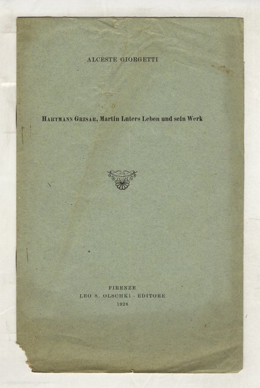 Hartmann Grisar, Martin Luters und sein Werk.