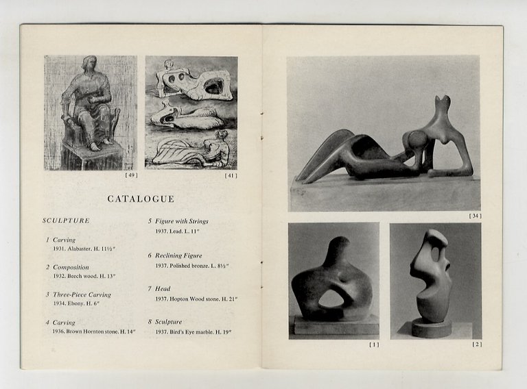 Henry Moore. March 6 - 31 1951.
