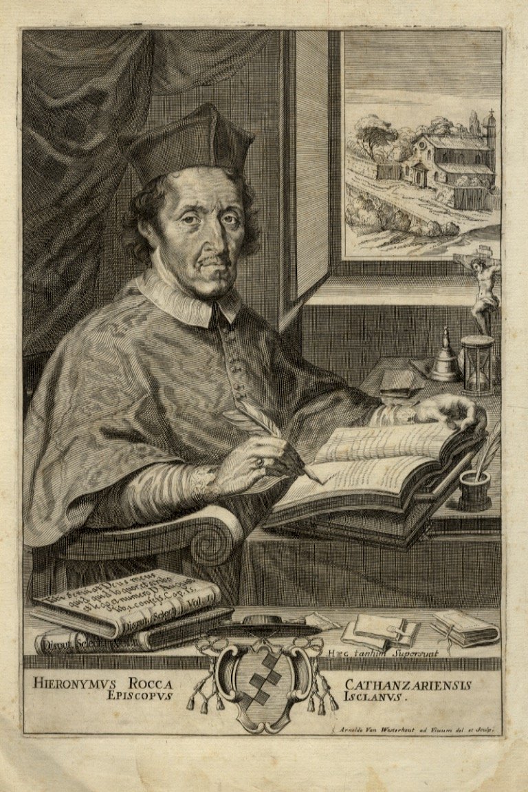 Hieronymus Rocca cathanzariensis episcopus isclanus.