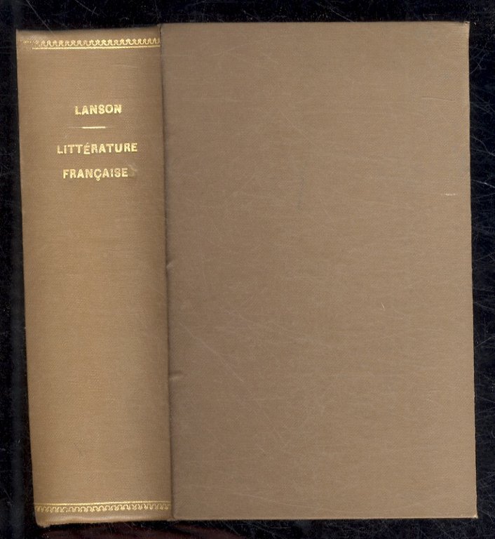 Histoire de la littérature française. 12ème édition revue.