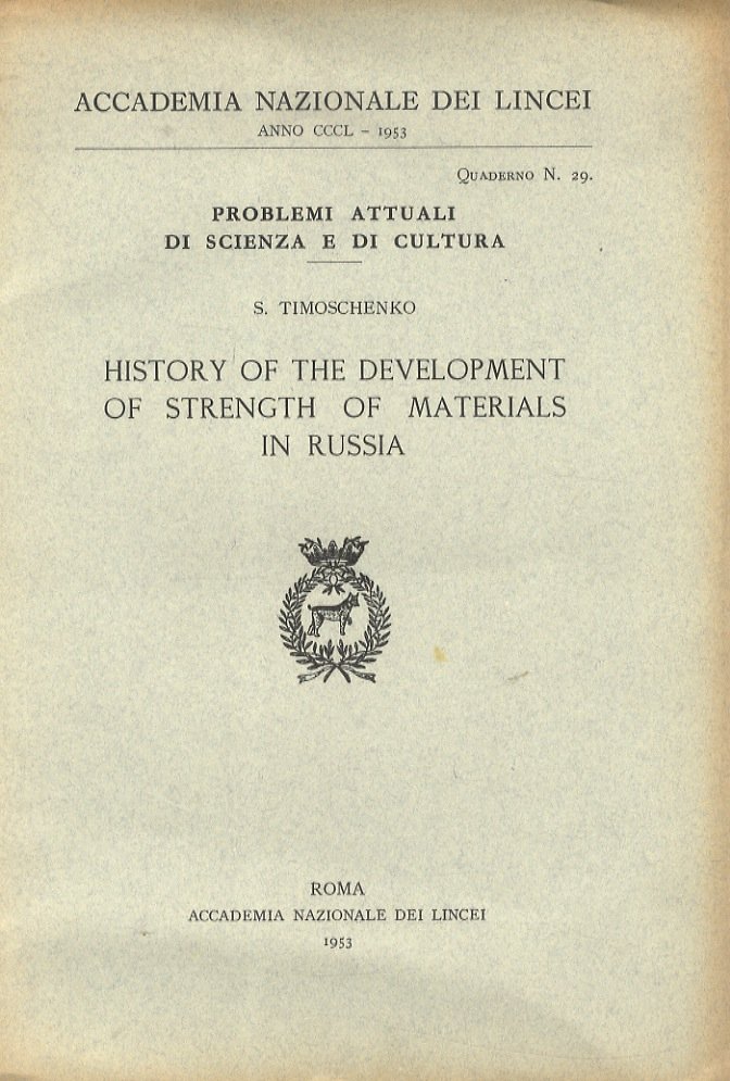 History of the development of strength of materials in Russia