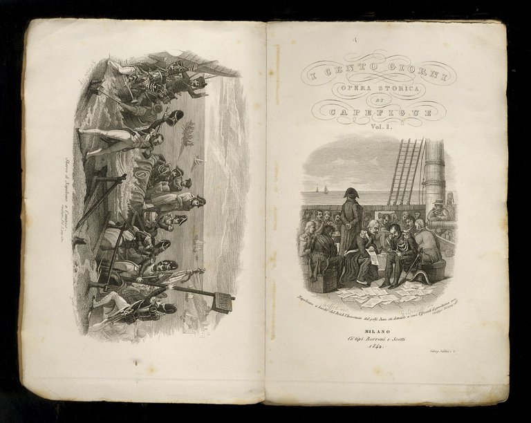 I cento giorni, Opera storica del signor Capefigue. Versione italiana …