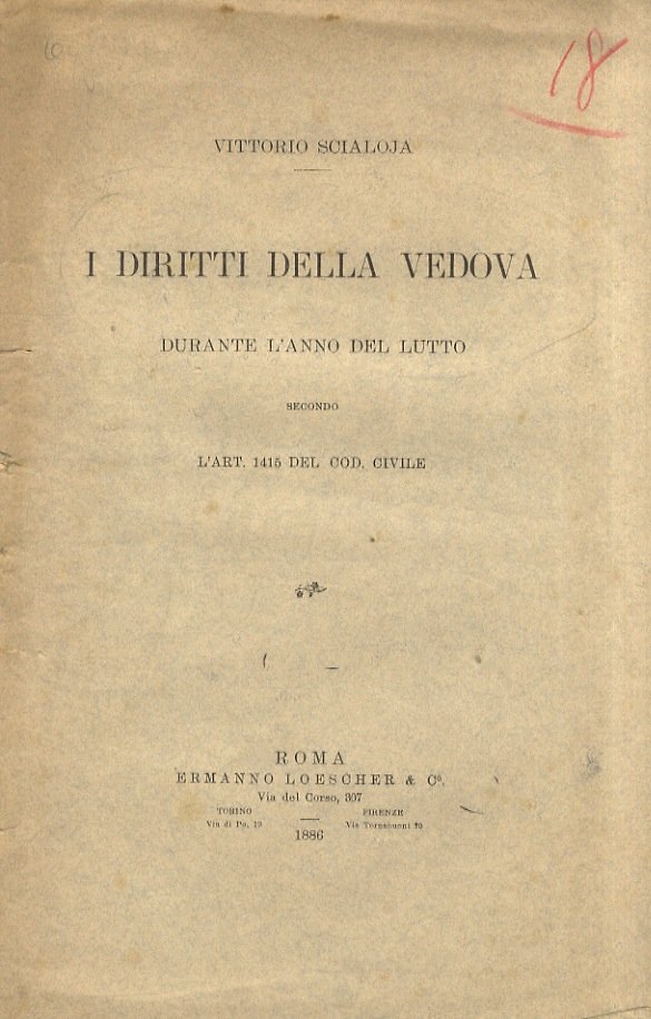 I diritti della vedova durante l'anno del lutto secondo l'art. …