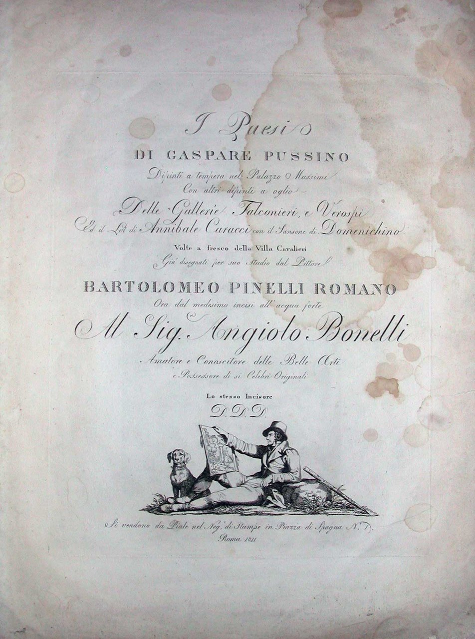 I paesi di Gaspare Pussino, dipinti a tempera nel Palazzo … | Immagine principale