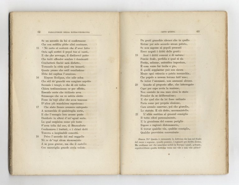 I paralipomeni della Batracomiomachia [.] con le note scritte da …