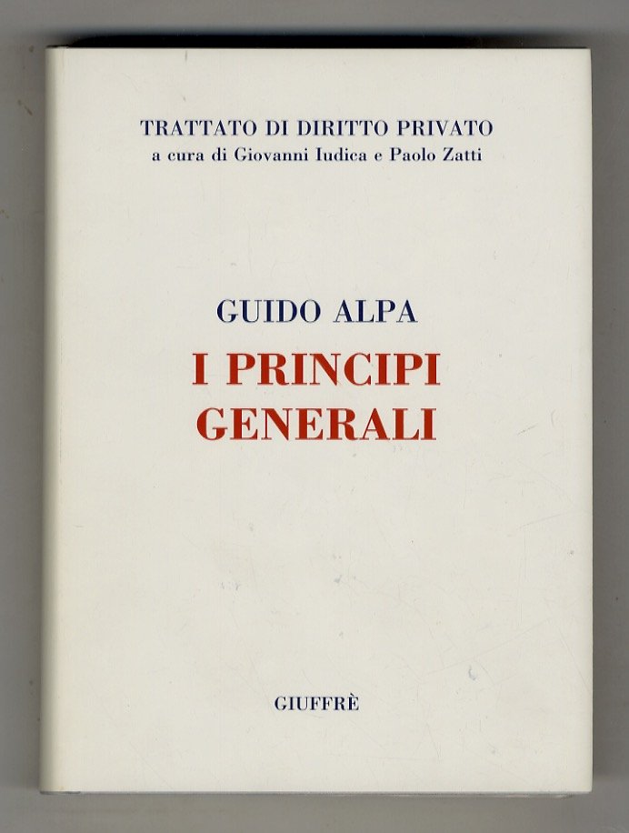 I principi generali [del diritto privato].