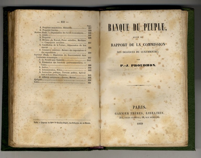 Idée genérale de la révolution au XIX siècle, (choix d'études …