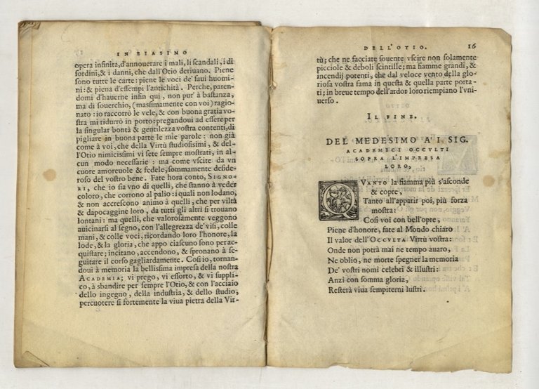 Il biasimo dell'otio. (Oratione del sig. Alberto Lollio gentil'huomo ferrarese, …