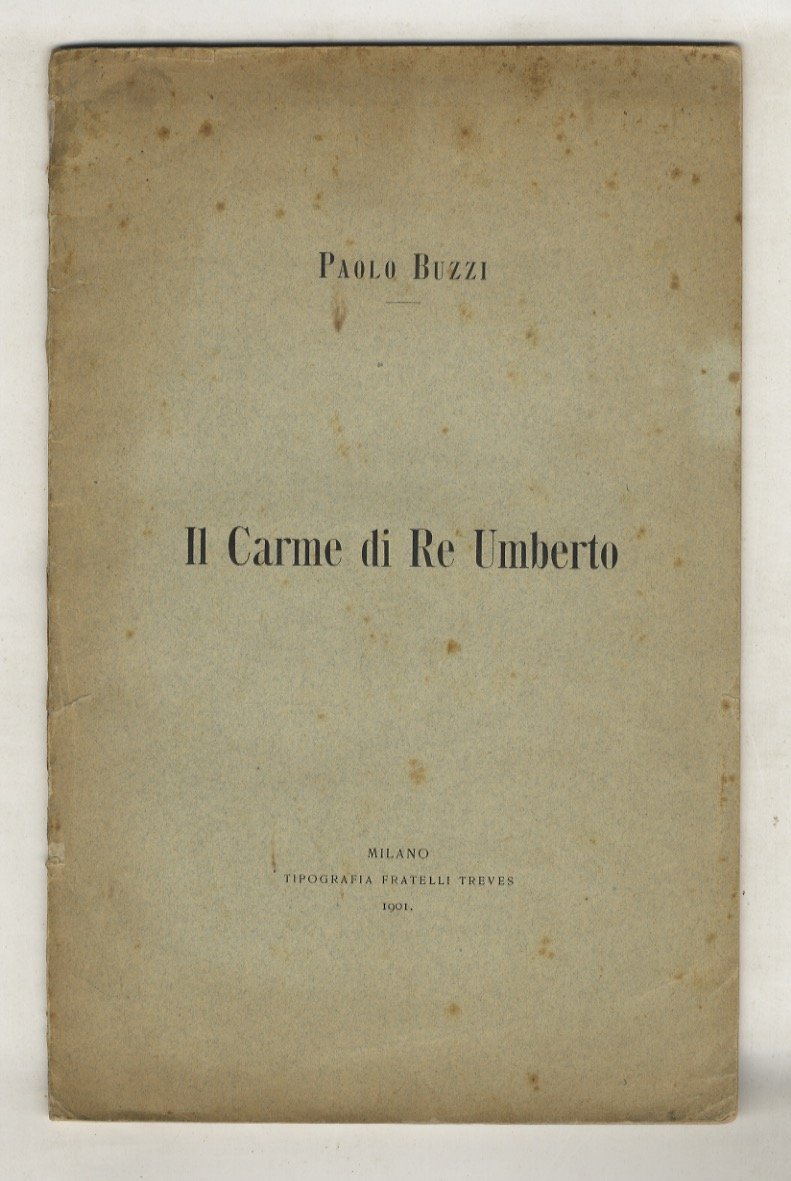 Il Carme di Re Umberto.