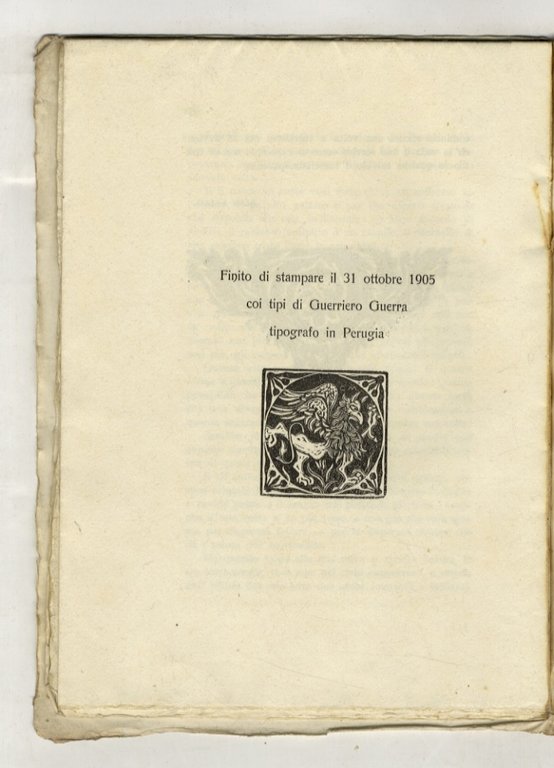 Il Centivio. [In copertina anteriore il sottotitolo: Seguìto dall'Elegia per …