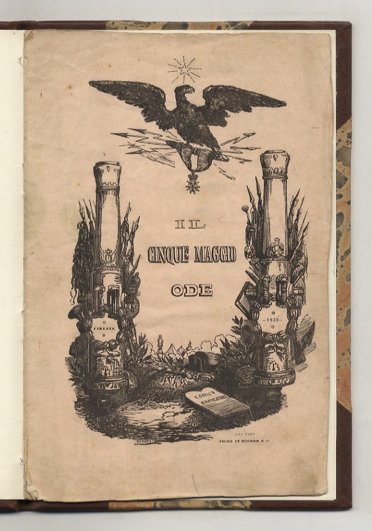 Il Cinque Maggio. Ode di Alessandro Manzoni.