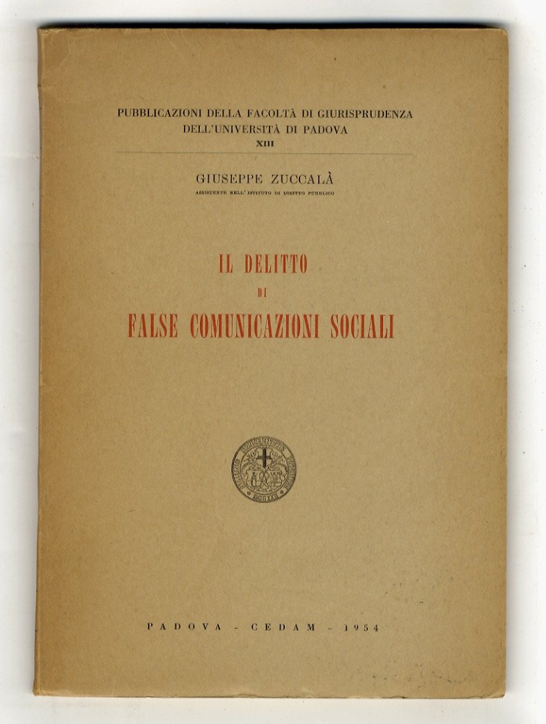 Il delitto di false comunicazioni sociali.