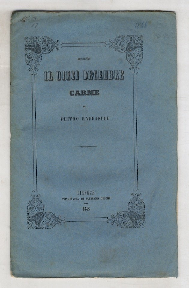 Il Dieci Decembre. Carme.