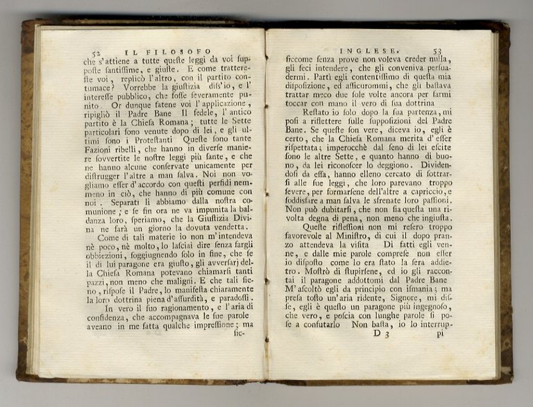 Il Filosofo Inglese o sia la storia del signor di …