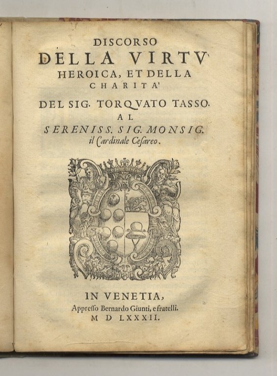 Il messaggiero. Dialogo del signor Torquato Tasso. Al sereniss. sign. …