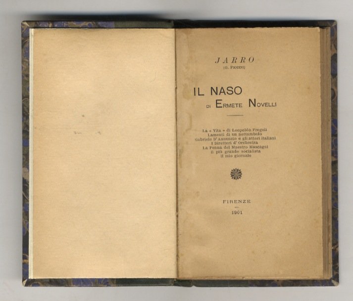 Il Naso di Ermete Novelli. (La "Vita" di Leopoldo Fregoli …