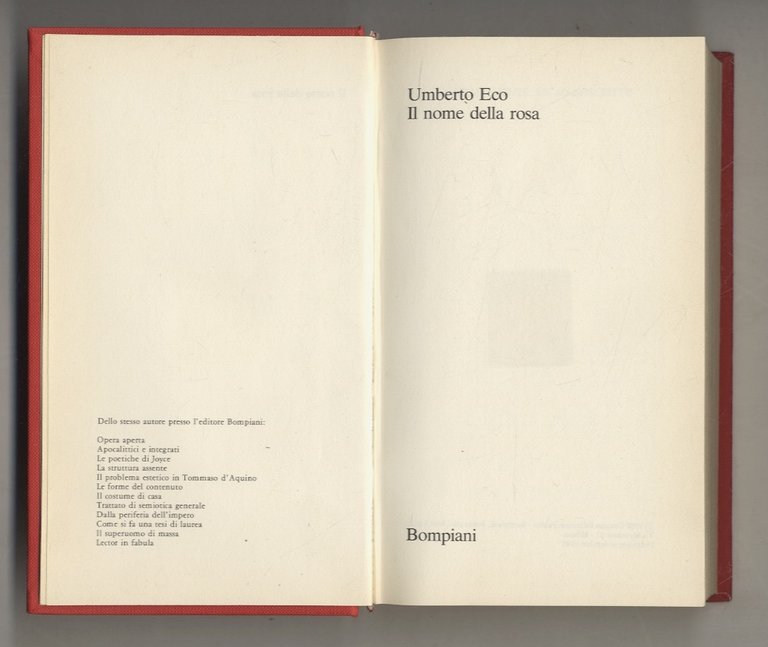 Il nome della rosa. | Immagine Gallery 2