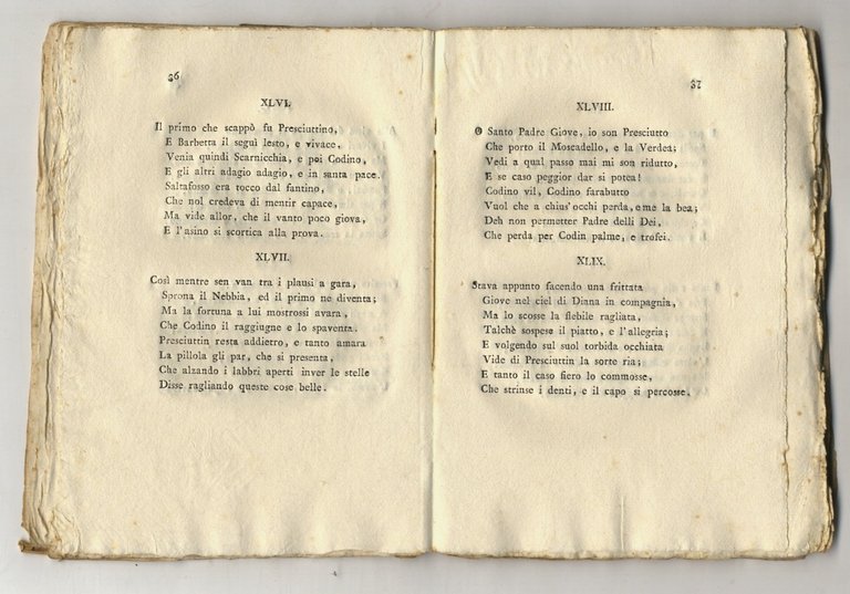 Il palio degli asini. Poemetto giocoso con note.
