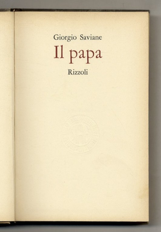 Il papa.