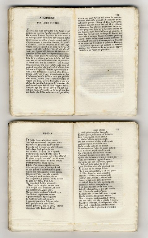 Il Paradiso Perduto di Giovanni Milton, tradotta da Lazzaro Lapi. …