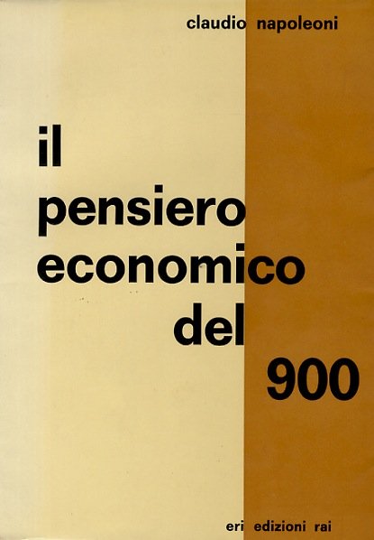 Il pensiero economico del 900.