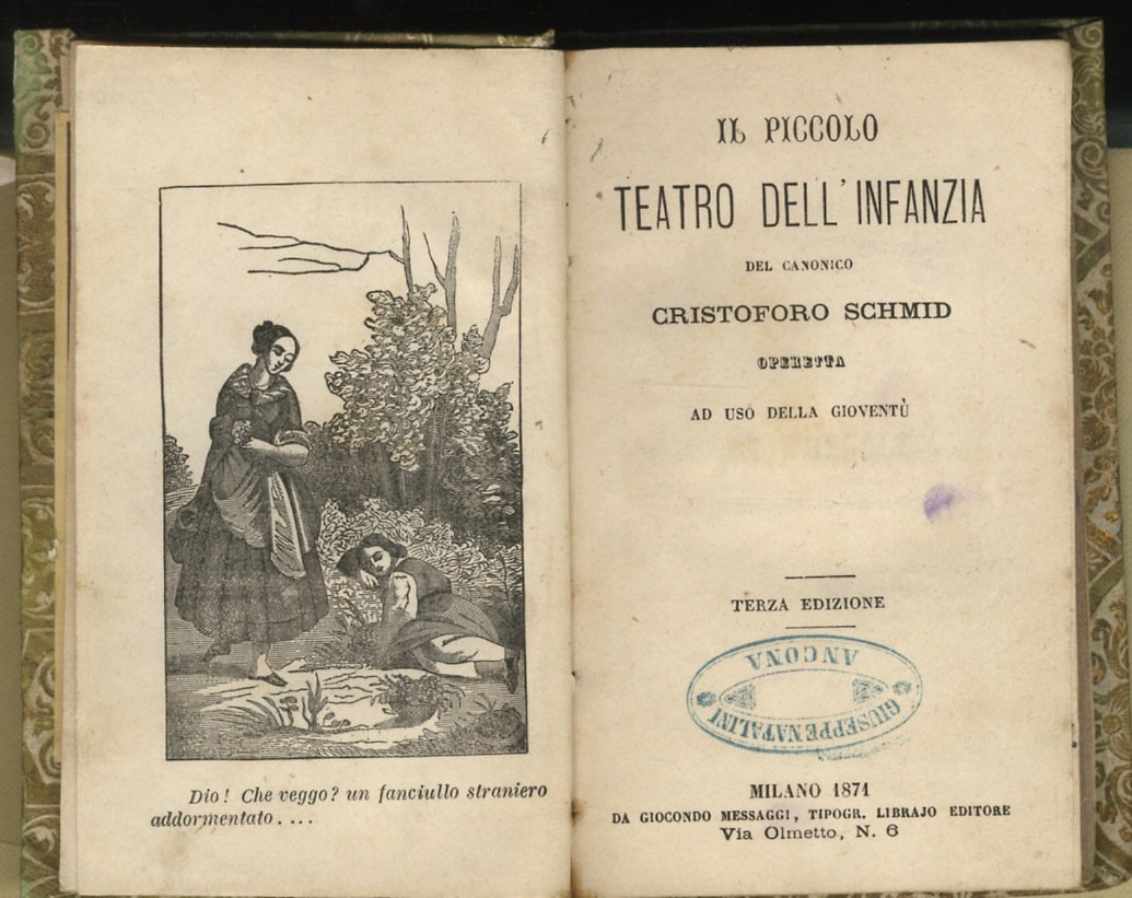 Il piccolo teatro dell'infanzia. Operetta ad uso della gioventù.
