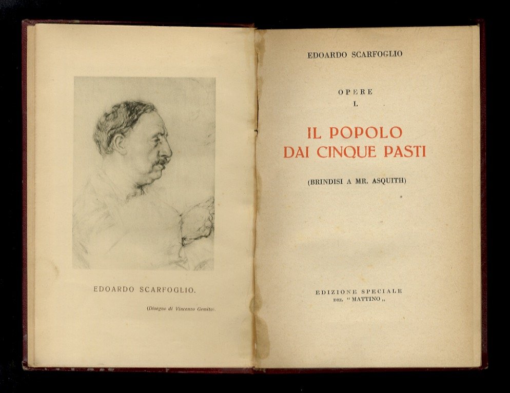 Il popolo dai cinque pasti. (Brindisi a Mr. Asquith).