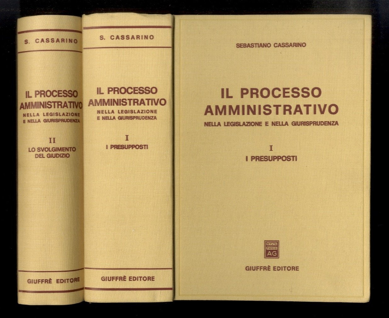 Il processo amministrativo nella legislazione e nella giurisprudenza. [.] I: …