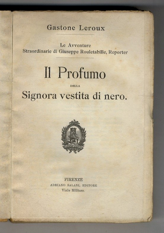 Il Profumo della Signora vestita di nero.