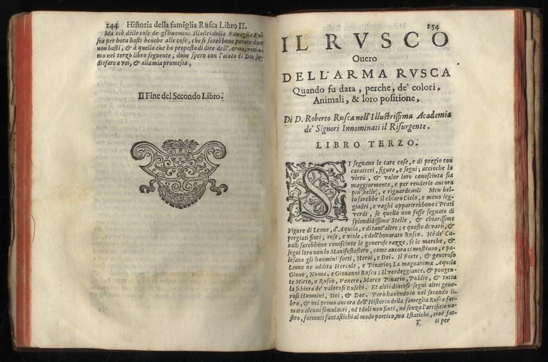 [Il Rusco, overo dell'historia della famiglia Rusca libri tre. Descritti …