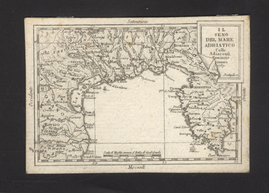 Il seno del mare Adriatico colle adiacenti provincie.