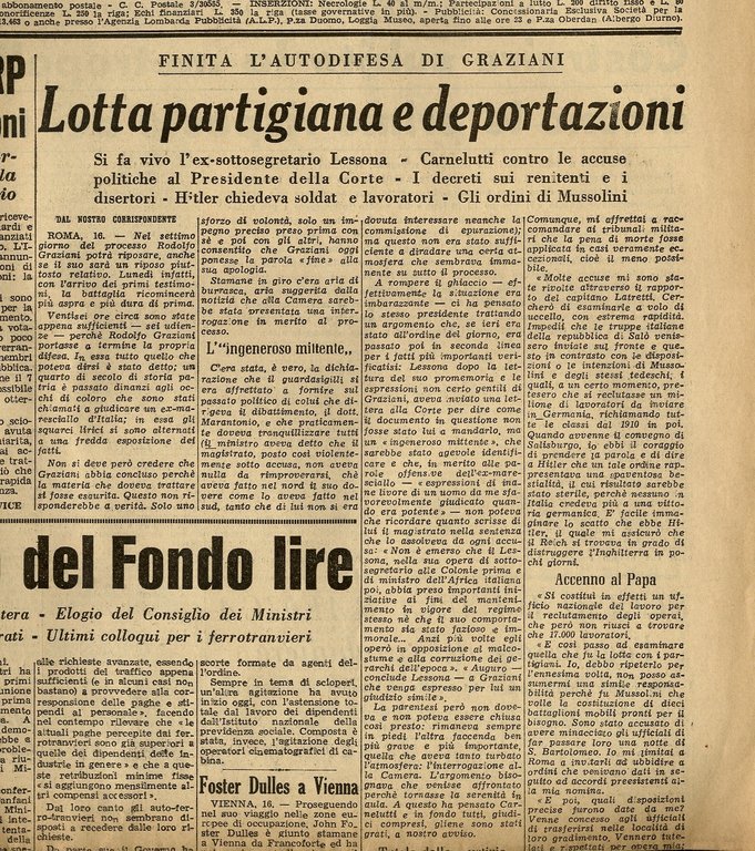 Il Tempo di Milano. Quotidiano del mattino. Disponiamo di 11 …